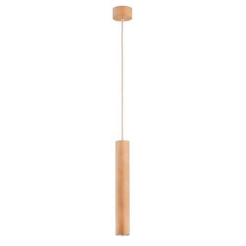 Lampa wisząca Anaid 61162 Alfa 1xGu10 LED Drewno Jasne Drewno