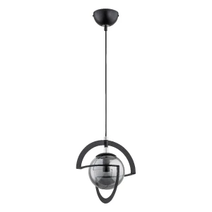Lampa wisząca Cabrio 60868 Alfa 1xE14 LED Metal Czarny - Chrom
