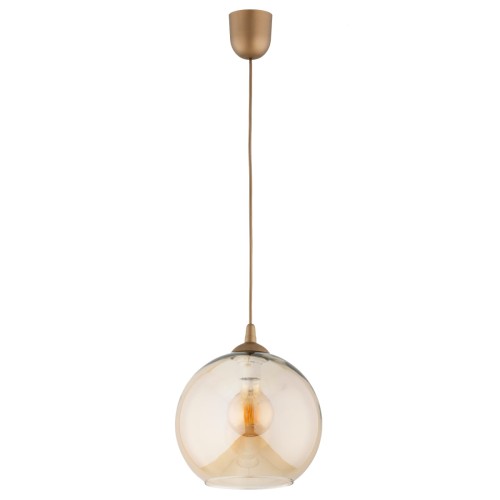Lampa wisząca Fico 61377 Alfa 1xE27 LED Tworzywo/Szkło Złoty