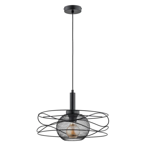 Lampa wisząca Diuk 61305 Alfa 1xE27 LED Metal Czarny