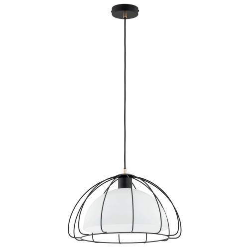 Lampa wisząca Nersy 61351 Alfa 1xE27 LED Metal Czarny - Złoty