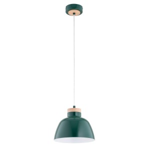 Lampa wisząca Lorien 61318 Alfa 1xE27 LED Metal/Drewno Czarny