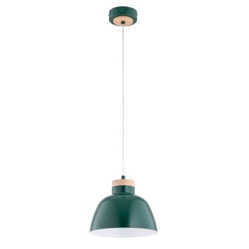 Lampa wisząca Lorien 61318 Alfa 1xE27 LED Metal/Drewno Czarny