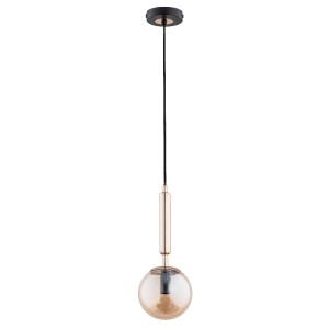 Lampa wisząca Volda 60916 Alfa 1xE14 LED Metal Czarny - Stare Złoto