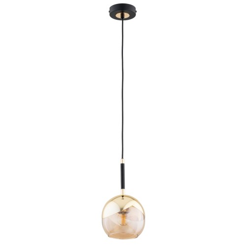 Lampa wisząca Prada 61352 Alfa 1xE27 LED Metal Czarny - Złoty