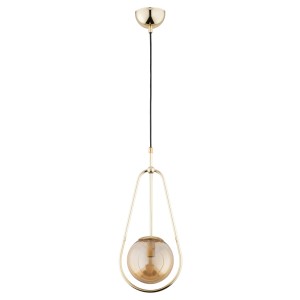Lampa wisząca El-Dorado 61239 Alfa 1xE14 LED Metal Złoty