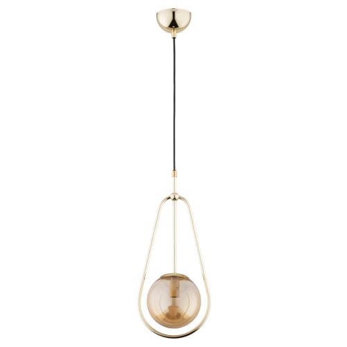 Lampa wisząca El-Dorado 61239 Alfa 1xE14 LED Metal Złoty