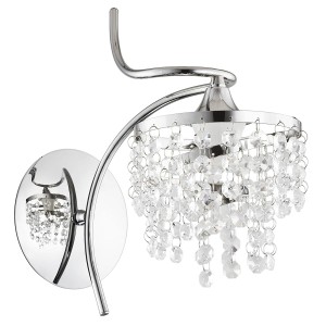 Lampa ścienna Kinkiet Kaliopa 24450 Alfa 1xE14 LED Metal Chrom