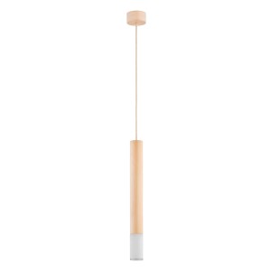 Lampa wisząca Adori 61163 Alfa 1xE14 LED Drewno Jasne Drewno