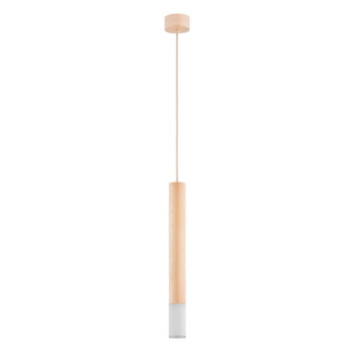 Lampa wisząca Adori 61163 Alfa 1xE14 LED Drewno Jasne Drewno