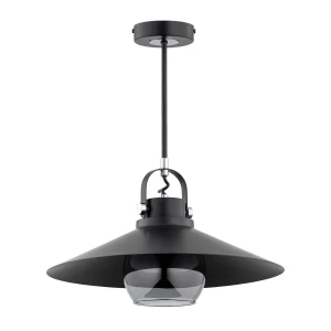 Lampa wisząca Tizen 61214 Alfa 1xE27 LED Metal Czarny - Chrom