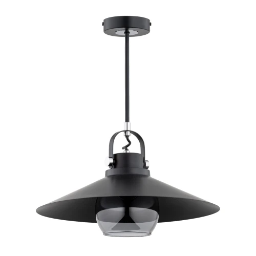 Lampa wisząca Tizen 61214 Alfa 1xE27 LED Metal Czarny - Chrom