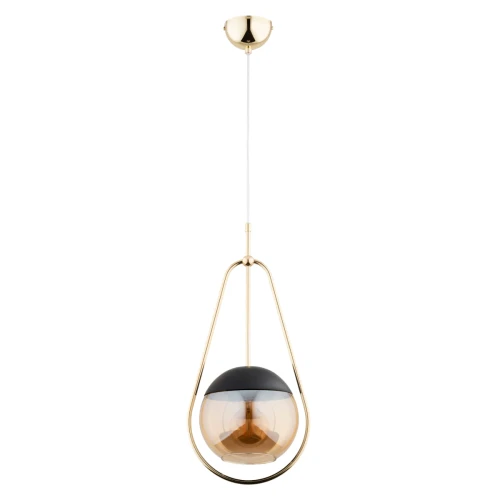 Lampa wisząca Eldorado 61247 Alfa 1xE27 LED Metal Czarny - Złoty