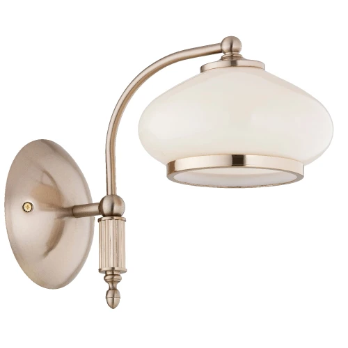 Lampa ścienna Kinkiet Astoria 2321 Alfa 1xE27 LED Metal/Szkło Złoty Antyk