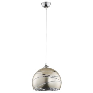 Lampa wisząca Narvi 60424 Alfa 1xE27 LED Metal/Szkło Chrom