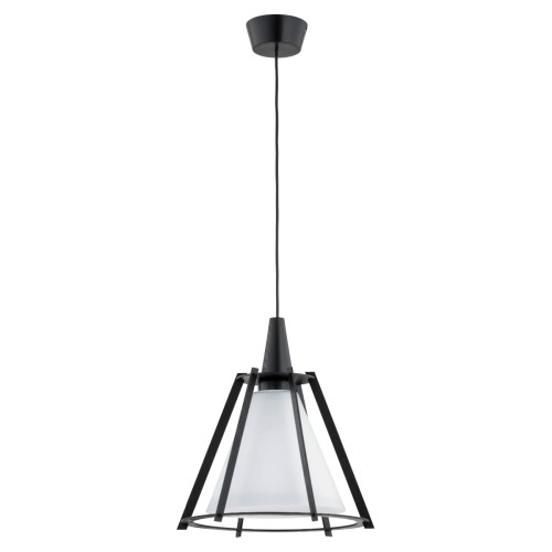 Lampa wisząca Pomona 61365 Alfa 1xE27 LED Metal Czarny