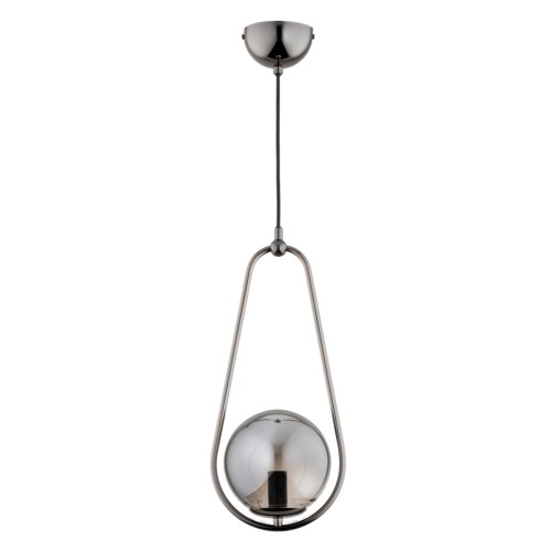 Lampa wisząca Elipsa 61248 Alfa 1xE14 LED Metal Czarny Chrom