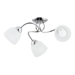 Lampa sufitowa Silia 27503 Alfa 3xE27 LED Metal/Szkło Chrom