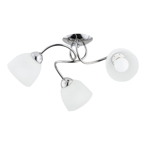 Lampa sufitowa Silia 27503 Alfa 3xE27 LED Metal/Szkło Chrom