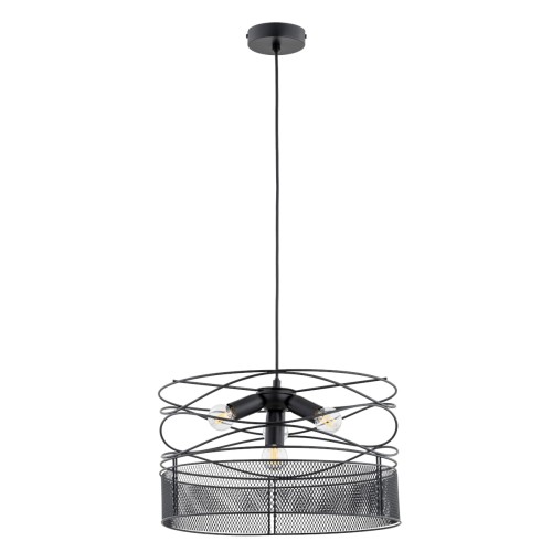 Lampa wisząca Diuk 63227 Alfa 4xE27 LED Metal Czarny