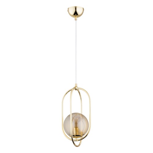 Lampa wisząca Binar 61253 Alfa 1xE14 LED Metal Złoty