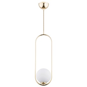 Lampa wisząca Noval 60697 Alfa 1xE14 LED Metal Złoty