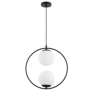 Lampa wisząca Adino 62437 Alfa 2xE14 LED Metal Czarny