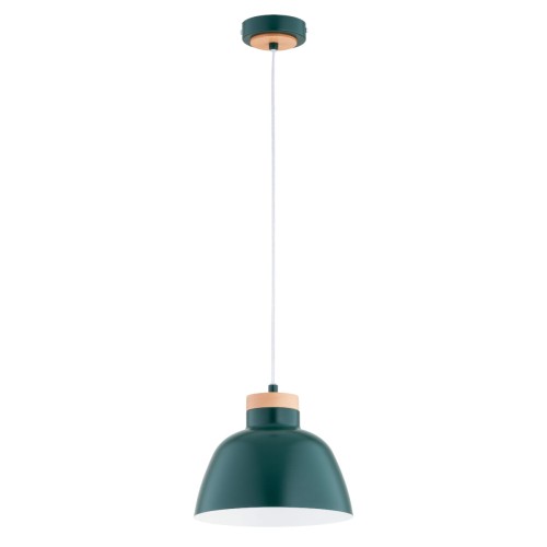 Lampa wisząca Lorien 61328 Alfa 1xE27 LED Metal/Drewno Czarny