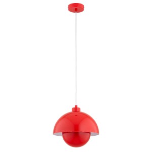 Lampa wisząca Kuger 61438 Alfa 1xE27 LED  Czerwony