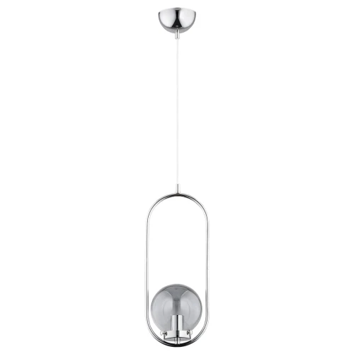 Lampa wisząca Oval 60699 Alfa 1xE14 LED Metal/Szkło Chrom