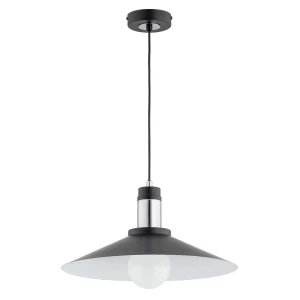 Lampa wisząca Bolero 61279 Alfa 1xE27 LED Metal Czarny - Chrom