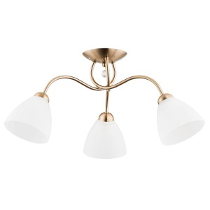 Lampa sufitowa Amarillo 23753 Alfa 3xE27 LED Metal Złoty Antyk