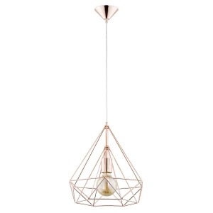 Lampa wisząca Basket 60361 Alfa 1xE27 LED Metal/Tworzywo Miedziany