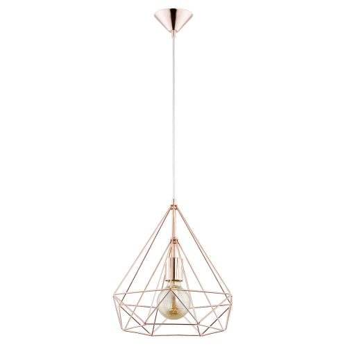 Lampa wisząca Basket 60361 Alfa 1xE27 LED Metal/Tworzywo Miedziany