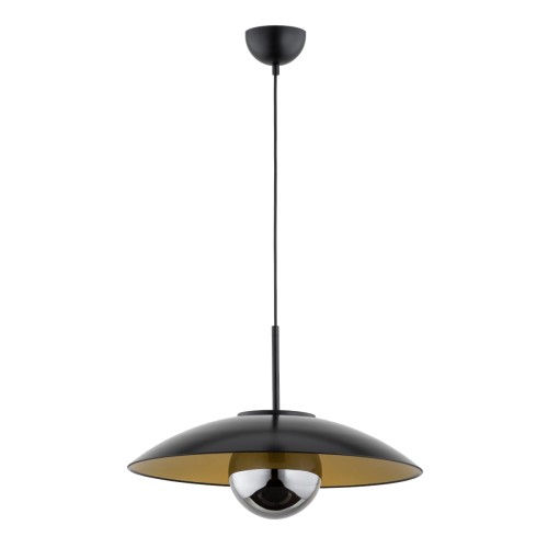 Lampa wisząca Arum 61211 Alfa 1xE14 LED Metal/Szkło Czarny