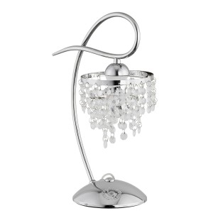 Lampa stojąca stołowa Diana 18998 Alfa 1xE14 LED Metal Chrom