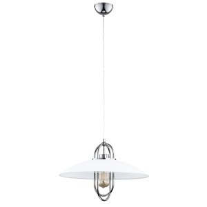 Lampa wisząca Salix 60454 Alfa 1xE27 LED Metal/Szkło Chrom
