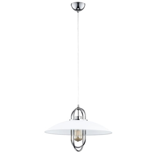 Lampa wisząca Salix 60454 Alfa 1xE27 LED Metal/Szkło Chrom