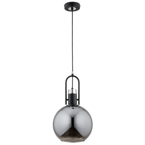 Lampa wisząca Movena 61276 Alfa 1xE27 LED Metal Czarny - Chrom