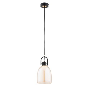 Lampa wisząca Soda 61335 Alfa 1xE27 LED Metal Czarny - Złoty