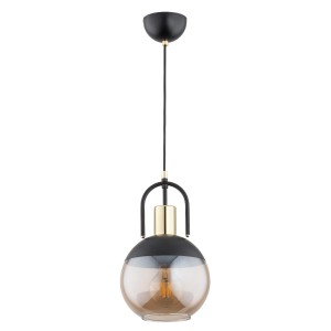 Lampa wisząca Celta 60957 Alfa 1xE27 LED Metal Czarny - Złoty