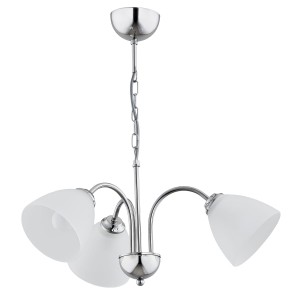 Lampa wisząca Żyrandol Tora 21253 Alfa 3xE27 LED Metal Chrom