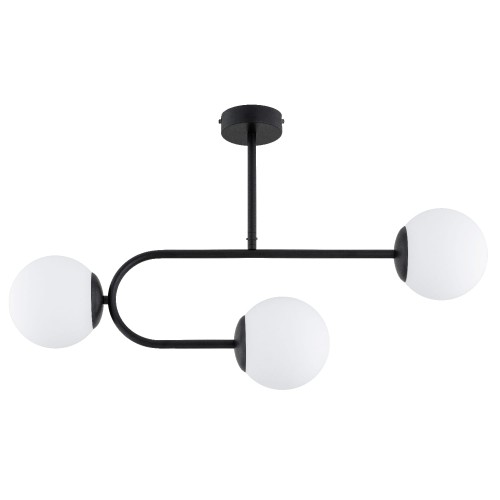 Lampa sufitowa Stellar 62527 Alfa 3xE14 LED Metal Czarny