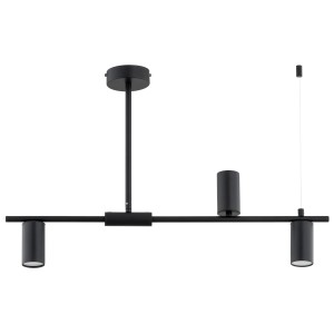 Lampa sufitowa Uranos 62536 Alfa 3xGu10 LED Metal Czarny