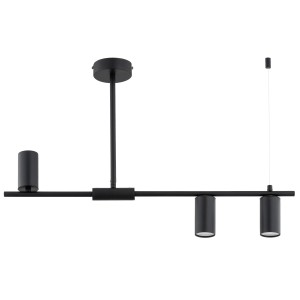 Lampa sufitowa Uranos 62535 Alfa 3xGu10 LED Metal Czarny
