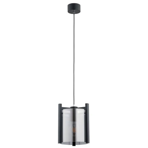 Lampa wisząca Lozana 61289 Alfa 1xE27 LED Drewno/Metal Venge - Chrom