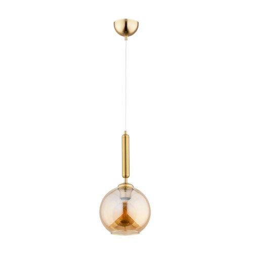 Lampa wisząca Grall 61102 Alfa 1xE27 LED Metal Złoty Antyk