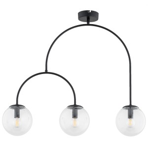 Lampa sufitowa Dilar 62493 Alfa 3xE14 LED Metal Czarny