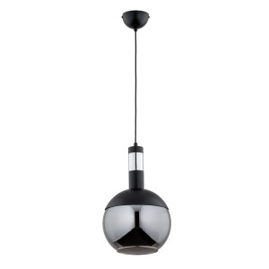 Lampa wisząca Bolso 61238 Alfa 1xE27 LED Metal Czarny - Chrom