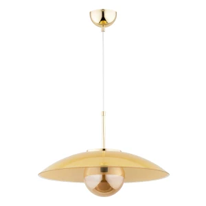 Lampa wisząca Arum 61212 Alfa 1xE14 LED Metal/Szkło Złoty